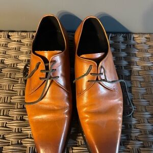 Men's Classic Tan Leather Shoes